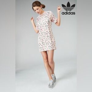 Adidas Pink Floral LoveSet Dress size M